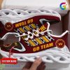 NFL Washington Commanders Custom Name Go Team Max Soul Shoes Gift For Fans Sport Product Photo 1