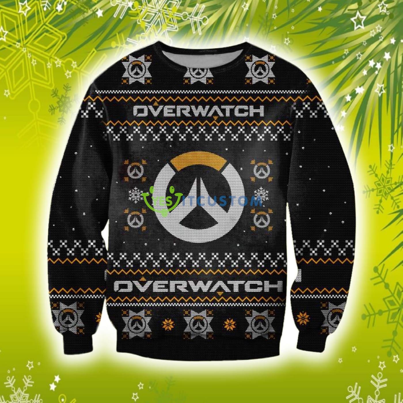 Overwatch Game 3D Christmas Knitting Pattern Ugly Sweater Sweatshirt 3 Overwatch Game 3D Christmas Knitting Pattern Ugly Sweater Sweatshirt Product Photo 1