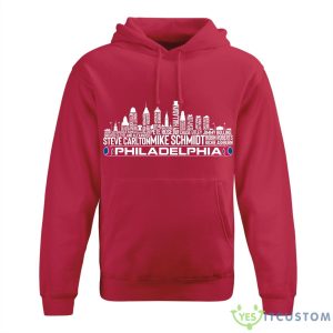 Philadelphia City Skyline Shirt, Philadelphia Baseball Team All Time Legends Product Photo 2