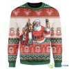 Santa And Jesus Christmas Personalized Unisex 3D Ugly Sweater All Over Print Product Photo 1