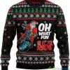 Santa and Motor Ugly Christmas Sweater for Men Women Product Photo 1