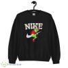 Santa Grinch Nike Light Merry Christmas 2022 Shirt - 1Unisex Crewneck Sweatshirt