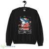 Santa Jaws Is Coming To Town Merry Christmas Shirt - 1Unisex Crewneck Sweatshirt