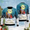 Santa Peeing Christmas Night Ugly Christmas Sweater Product Photo 1