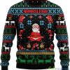 Santa Yoga Christmas Ugly Sweater Product Photo 1