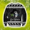 Say When Meme Tombstone Movie 3D Christmas Knitting Pattern Ugly Sweater Sweatshirt Product Photo 1