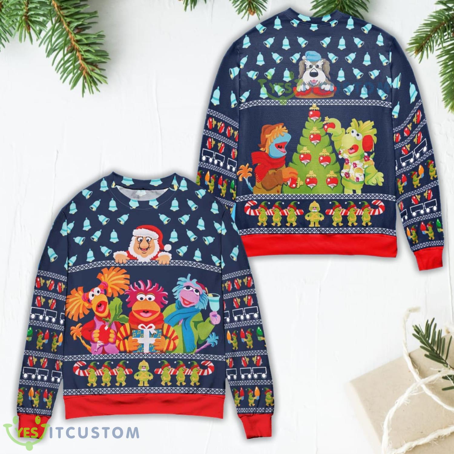 Sesame Street Sweat Chritstmas Sweaer 3 Sesame Street Sweat Chritstmas Sweaer Product Photo 1