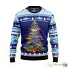 Shark Christmas Tree Ugly Christmas Sweater Product Photo 1