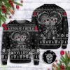 Skull Husband & Wife Riding Partners For Life All Over Print 3D Ugly Sweater Product Photo 1