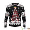 Skull Pine Tree Ugly Christmas Sweater Product Photo 1
