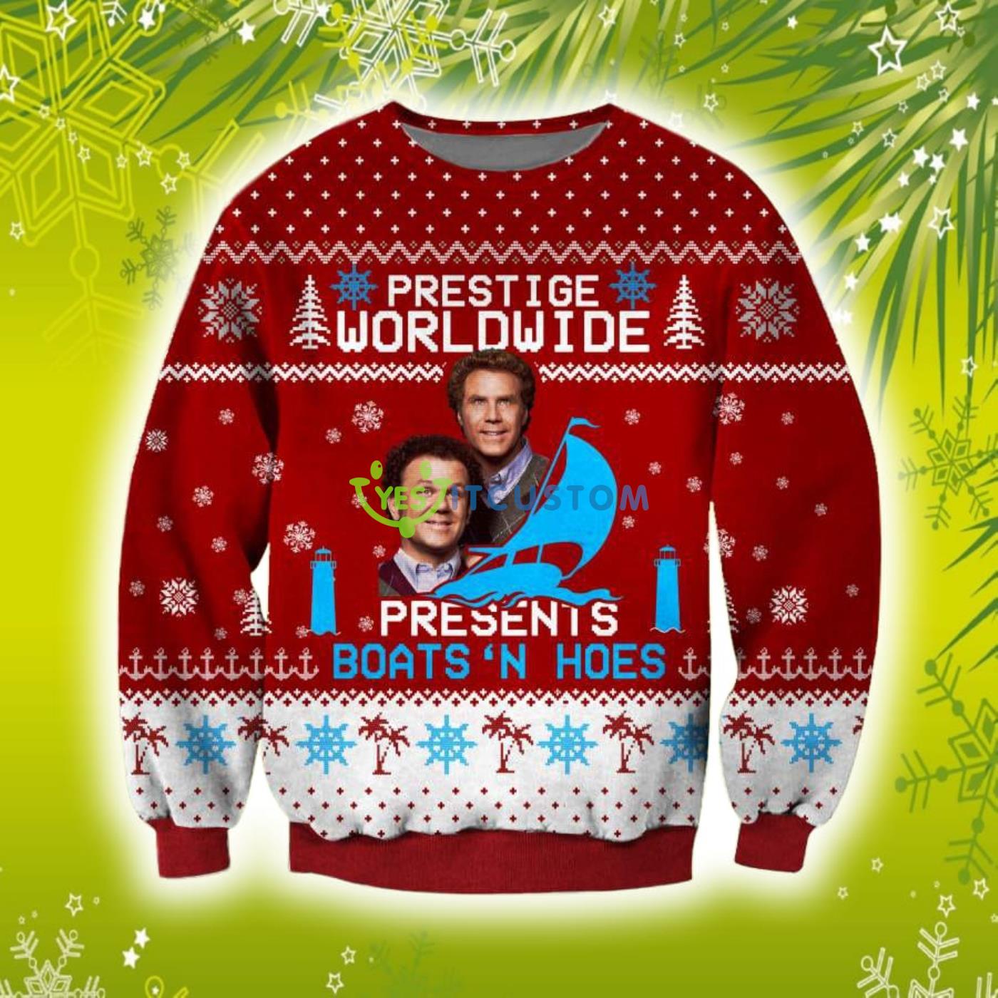 Step Brothers 3D Christmas Knitting Pattern Red Ugly Sweater Sweatshirt 2 Step Brothers 3D Christmas Knitting Pattern Red Ugly Sweater Sweatshirt Product Photo 1
