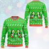Super Mario Yoshi Christmas Ugly Sweater Product Photo 1
