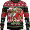 T Rex Santa Ugly Christmas Sweater for Men & Women Product Photo 1