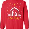 True Story Jesus Christmas Sweater Product Photo 1