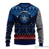 Winter Soldier Ugly Knitted Christmas Sweatshirt, Bucky Barnes Xmas Sweater Product Photo 1