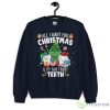 All I want for Christmas is My Two Front Teeth Santa Xmas Sweatshirt - G185 Unisex Heavy Blend Crewneck Sweatshirt-1