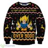 All I Want For Christmas Is To Reach Over 9000 GoKu Ugly Christmas Sweater Product Photo 1