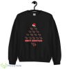 Arizona Cardinals Bird Logo Christmas Tree Shirt - G185 Unisex Heavy Blend Crewneck Sweatshirt