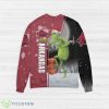 Arkansas Razorbacks Funny Grinch Ugly Christmas Sweater Product Photo 1