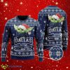 Baby Yoda Grogu Dallas Cowboys Snowflake Pattern All Over Print Ugly Sweater Product Photo 1