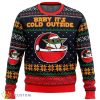 Baby Yoda It's Cold Outside Christmas Sweater Product Photo 1