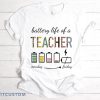 Battery Life Of A Teacher Shirt Product Photo 1