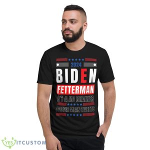 Biden Fetterman 2024 It's A No Brainer Political Humor, Cool Shirt - Short Sleeve T-Shirt