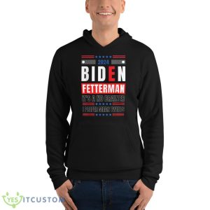 Biden Fetterman 2024 It's A No Brainer Political Humor, Cool Shirt - Unisex Fleece Pullover Hoodie