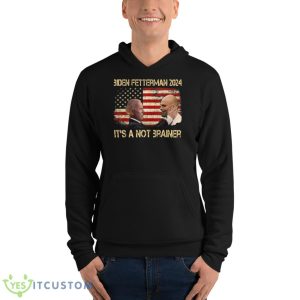 Biden Fetterman 2024 It's a No Brainer Political Shirt - Unisex Fleece Pullover Hoodie