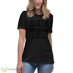 Biden Fetterman 2024 It's a No Brainer Shirt - Women's Relaxed Short Sleeve Jersey Tee