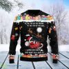 Black Cat Sleigh Christmas Ugly Christmas Sweater For Men & Women Product Photo 1