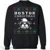 Boston Terrier Knitting Pattern Ugly Christmas Sweatshirt - boston-terrier-knitting-pattern-ugly-christmas-sweatshirt-1