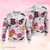Breast Cancer Happy Halloween Boo Knitted Ugly Christmas Sweater Product Photo 1