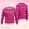 Breast Cancer Nordic Seamless Knitted Ugly Christmas Sweater Product Photo 1