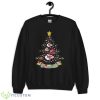 Bright Kansas City Chiefs NFL Merry Christmas Tree 2022 Shirt - G185 Unisex Heavy Blend Crewneck Sweatshirt