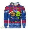 Buffalo Bills Baby Groot And Grinch Ugly Christmas 3D Hoodie Product Photo 1