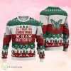 Butterfly All I Want For Christmas Ugly Christmas Sweater Product Photo 1