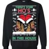 Cardi B Megan Thee Stallion WAP There's Some Ho's In This House Christmas Sweatshirt Product Photo 1