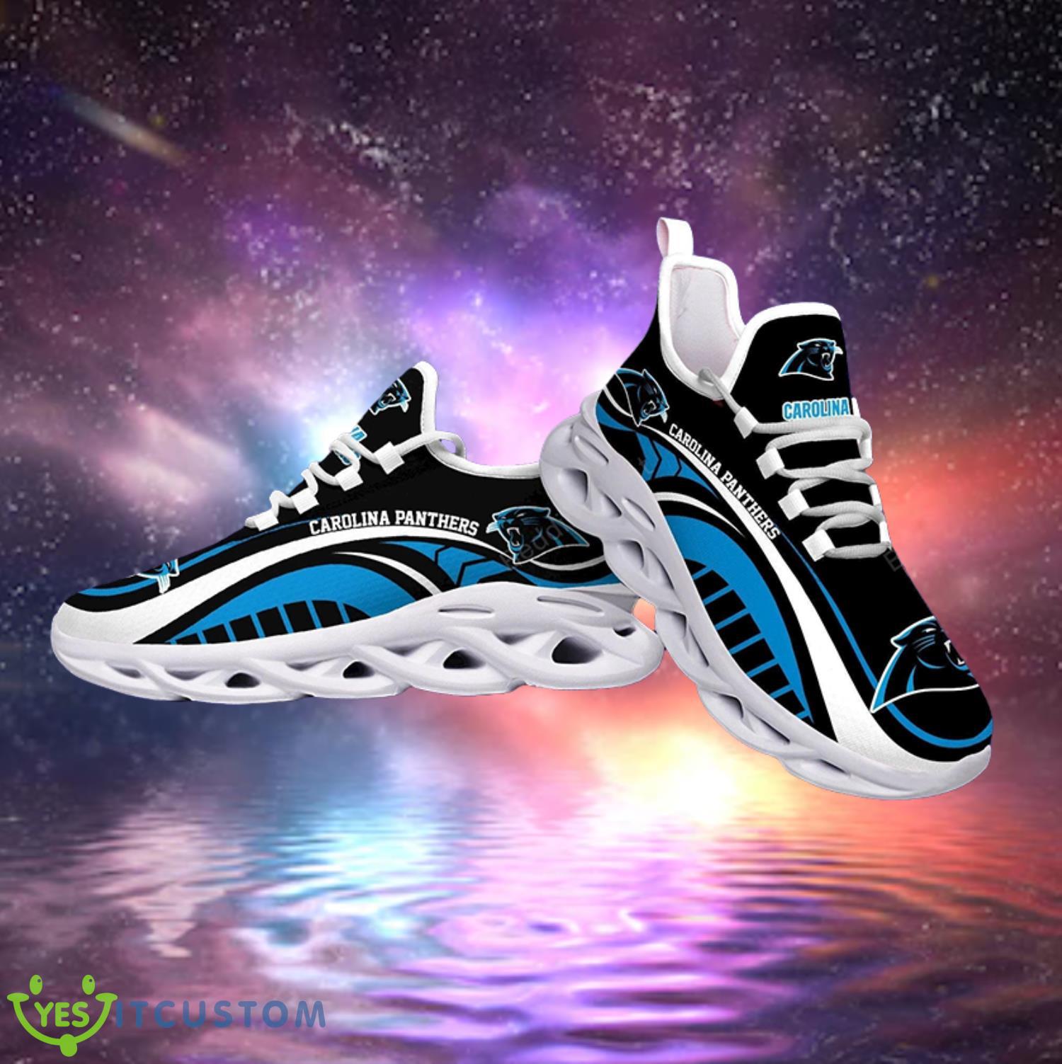 Carolina Panthers NFL Max Soul Sneaker Dark Blue Shoes 3 Carolina Panthers NFL Max Soul Sneaker Dark Blue Shoes Product Photo 1