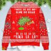 Cat Wreck The Tree Red Style Christmas Sweatshirt Sweater Product Photo 1