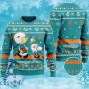 Charlie Brown Minnesota Dolphins Snoopy Ugly Christmas Sweater Full Over Print Product Photo 1