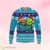 Charlotte Hornets Baby Groot And Grinch Ugly Christmas Sweater Product Photo 1