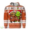 Chicago Bears Baby Groot And Grinch Ugly Christmas 3D Hoodie Product Photo 1