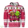 Chicago Bulls Baby Groot And Grinch Ugly Christmas 3D Hoodie Product Photo 1