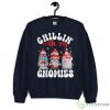 Chillin With My Gnomies Matching Family Christmas Gnome Sweatshirt - G185 Unisex Heavy Blend Crewneck Sweatshirt-1