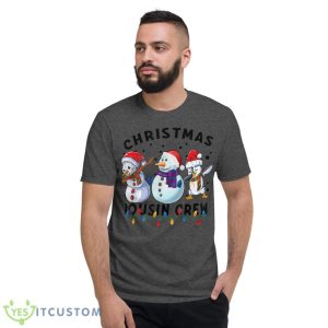 Chillin' With My Snowmies Christmas Matching Family Snowman Shirt - Short Sleeve T-Shirt-1