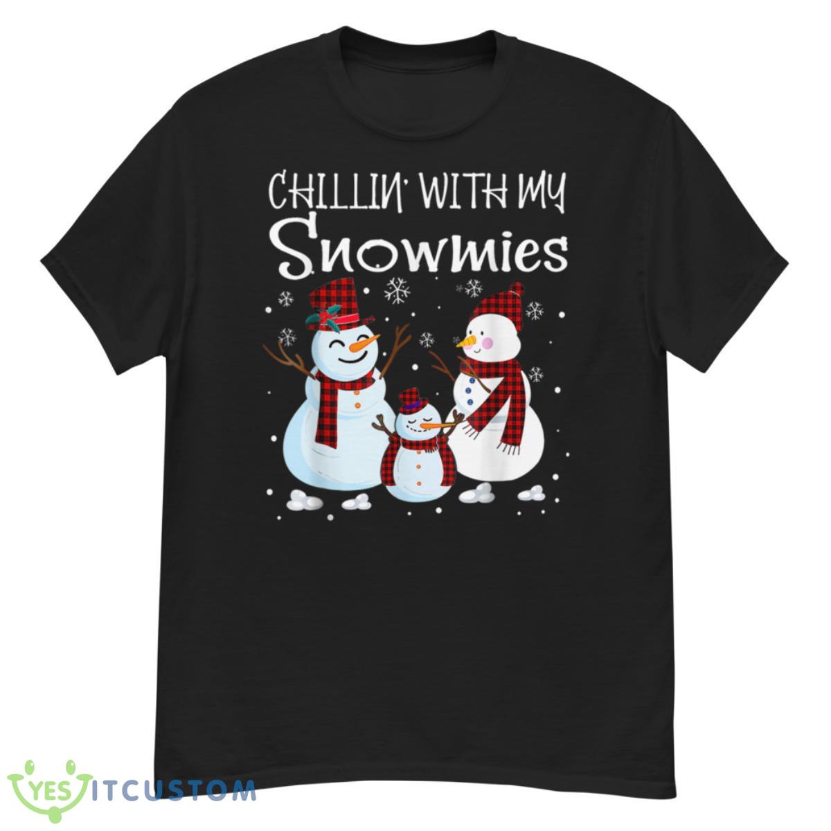 Chillin With My Snowmies Family Pajamas Snowman Christmas Shirt 2 Chillin With My Snowmies Family Pajamas Snowman Christmas Shirt - G500 Men’s Classic T-Shirt