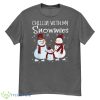 Chillin With My Snowmies Family Pajamas Snowman Christmas Shirt - G500 Men’s Classic T-Shirt-1