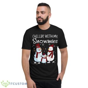 Chillin With My Snowmies Family Pajamas Snowman Christmas Shirt 14 Chillin With My Snowmies Family Pajamas Snowman Christmas Shirt - Short Sleeve T-Shirt