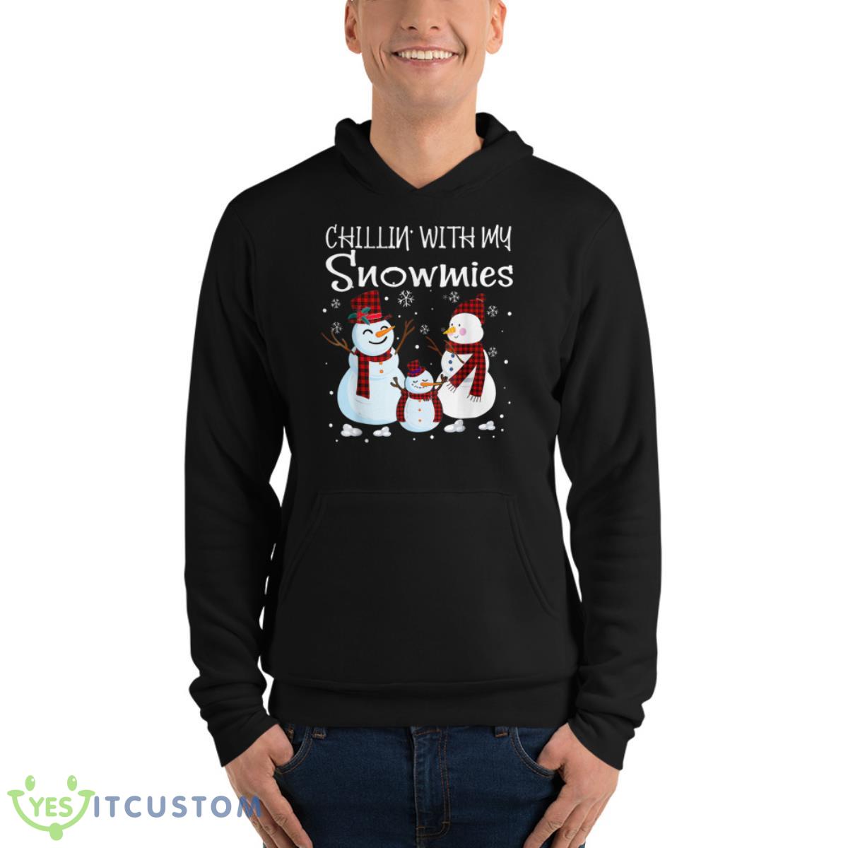 Chillin With My Snowmies Family Pajamas Snowman Christmas Shirt 8 Chillin With My Snowmies Family Pajamas Snowman Christmas Shirt - Unisex Fleece Pullover Hoodie